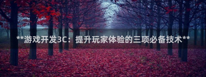沐鸣娱乐2下载：**游戏开发3C：提升玩家体验的三项必备技术**