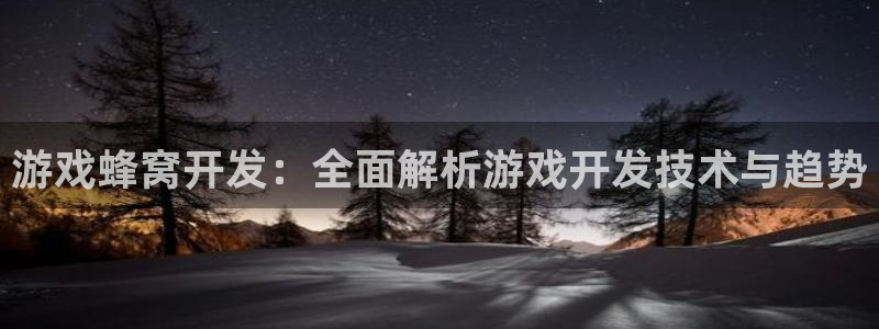 沐鸣2平台招商：游戏蜂窝开发：全面解析游戏开发技术与趋势