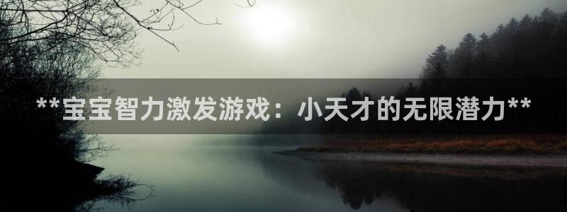 沐鸣2娱乐平台注册：**宝宝智力激发游戏：小天才的无限潜力**